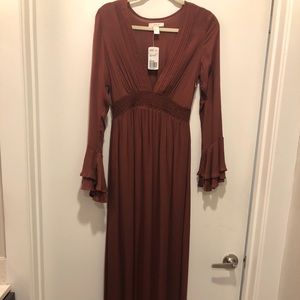 Forever 21 Long Sleeve Maxi Dress